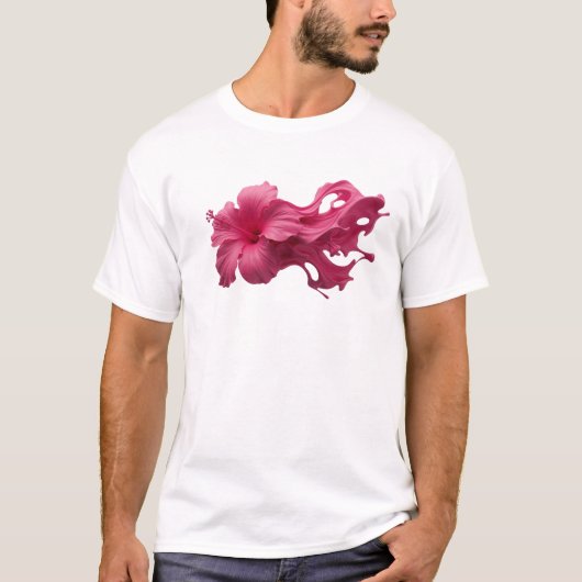 ABSTRACTE BLOEM 6 Creatieve Print T-shirt (Voorkant)