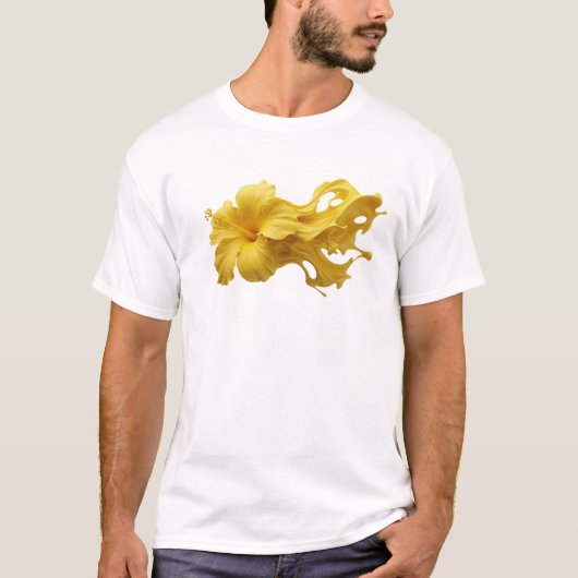ABSTRACTE BLOEM 7 Trendy Print Overhemd T-shirt (Voorkant)