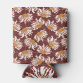 Abstracte bloem: artistiek patroonontwerp. blikjeskoeler (Achterkant)