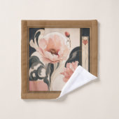 "Abstracte bloem" Bad Handdoek (Wasdoekje)