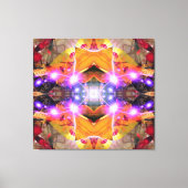 Abstracte Bloem Canvas Afdruk (Voorkant)