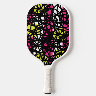abstracte bloem herhalend patroon pickle ball pad pickleball paddle