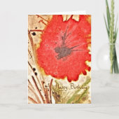 Abstracte bloem kaart (Voorkant)