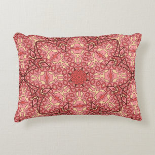 Abstracte bloem mandala etnisch naadloos patroon accent kussen