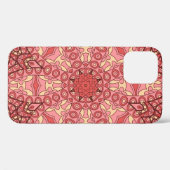 Abstracte bloem mandala etnisch naadloos patroon Case-Mate iPhone case (Achterkant (horizontaal))