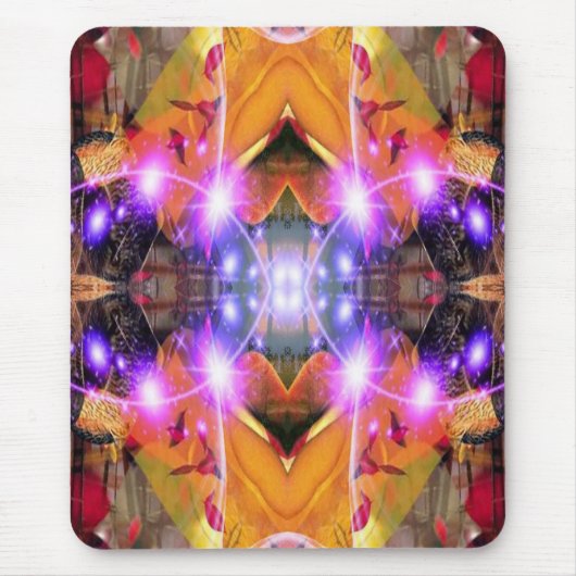 Abstracte Bloem Muismat (Voorkant)