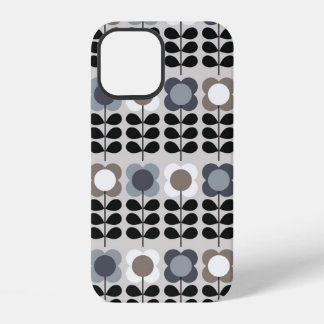 Abstracte bloem naadloos patroon. Noordse stijl. V iPhone 12 Hoesje