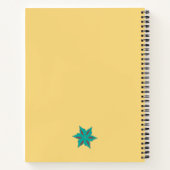 abstracte bloem notitieboek (Achterkant)