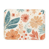 Abstracte bloem ontworpen magneet (Horizontaal)