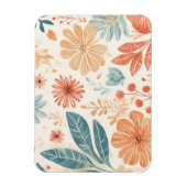 Abstracte bloem ontworpen magneet (Verticaal)