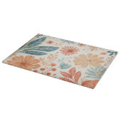 Abstracte bloem ontworpen snijplank (Hoek)