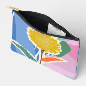 Abstracte Bloem Paardenbloem Kleurblokken Modern Etui (Open)