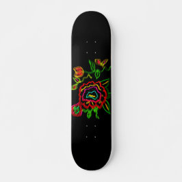 Abstracte bloem persoonlijk skateboard