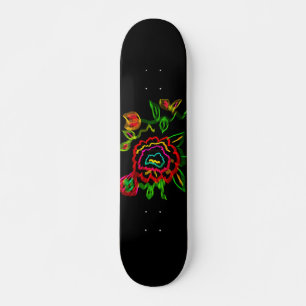 Abstracte bloem persoonlijk skateboard