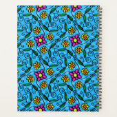 Abstracte Bloem Planner (Achterkant)