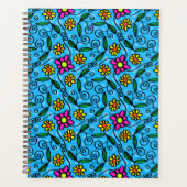 Abstracte Bloem Planner (Voorkant)