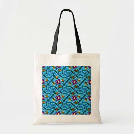 Abstracte bloem tas (Voorkant)
