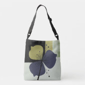 Abstracte bloem tas – zachte kleuren ritme (Achterkant)