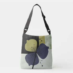 Abstracte bloem tas – zachte kleuren ritme