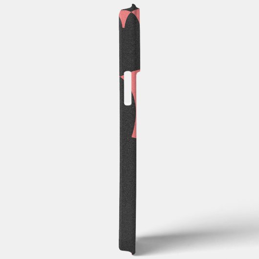 Abstracte bloemblaadjes Roze en Grijs Elegant Case-Mate iPhone Case (Achterkant / Rechts)