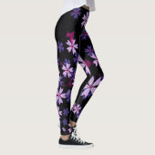 Abstracte Bloembladeren Leggings (Rechts)