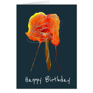 Abstracte bloembloem moderne kunst