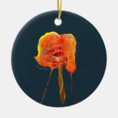 Abstracte bloembloem moderne kunst keramisch ornament (Voorkant)