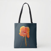 Abstracte bloembloem moderne kunst tote bag (Voorkant)