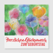 Abstracte bloemboeket (Voorkant)