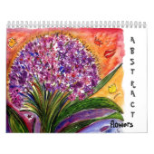 Abstracte bloemen agenda kalender (Hoes)