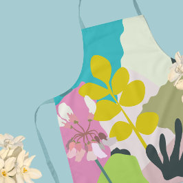 Abstracte Bloemen Bloemist van de Bloemrijke Tuin Schort