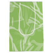 Abstracte bloemen Botanische Floral Medium Cadeauzakje (Achterkant)