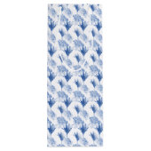 Abstracte bloemen Botanische Floral Wijn Cadeautas (Achterkant)