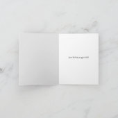 Abstracte Bloemen Botanische Vogels Dank u kaart (Binnen)