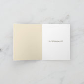 Abstracte Bloemen Botanische Vogels Dank u kaart (Binnen)