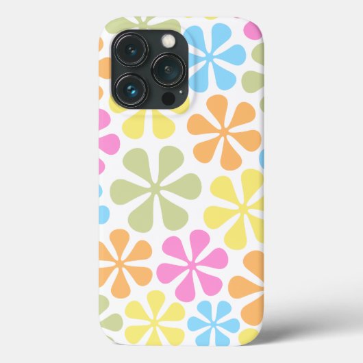 Abstracte Bloemen Bright Color Mix Case-Mate iPhone Case (Achterkant)