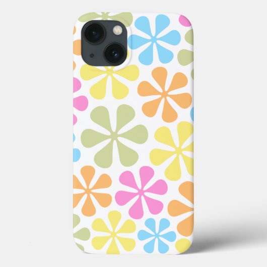 Abstracte Bloemen Bright Color Mix Case-Mate iPhone Case (Achterkant)