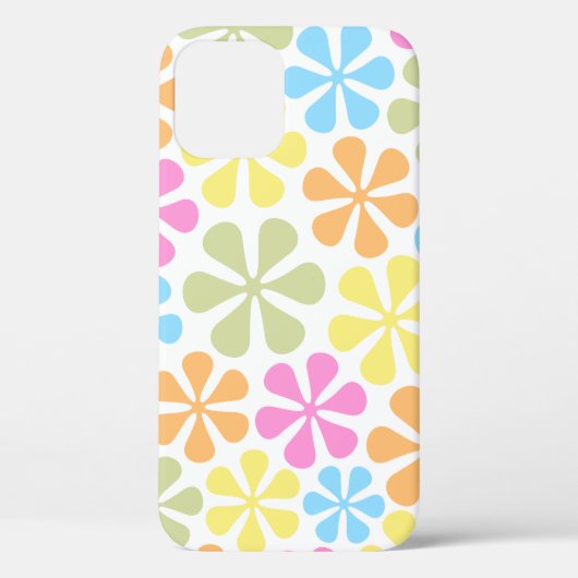 Abstracte Bloemen Bright Color Mix Case-Mate iPhone Case (Achterkant)