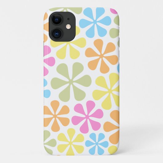 Abstracte Bloemen Bright Color Mix Case-Mate iPhone Case (Achterkant)