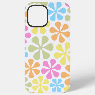 Abstracte Bloemen Bright Color Mix iPhone 12 Pro Max Hoesje