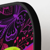 Abstracte bloemen, Butterflies Pickleball Princess Pickleball Paddle (Links Detail)