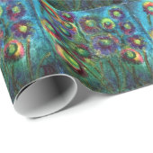 Abstracte Bloemen Cadeaupapier (Rol Hoek)