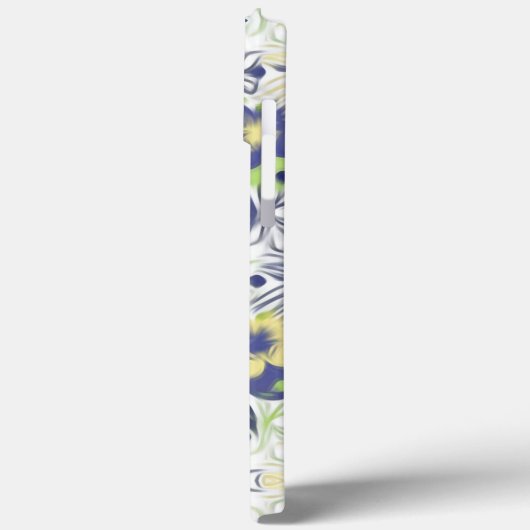 Abstracte bloemen Case-Mate iPhone case (Achterkant / Links)