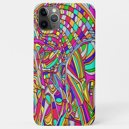 Abstracte Bloemen Case-Mate iPhone Case (Achterkant)
