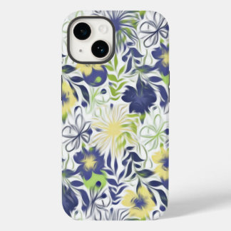 Abstracte bloemen Case-Mate iPhone 14 hoesje