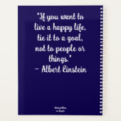 Abstracte Bloemen Daisies Blauw Wit Daisy Bloemen Planner (Achterkant)