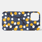 Abstracte bloemen en bladeren Case-Mate iPhone case (Achterkant (horizontaal))