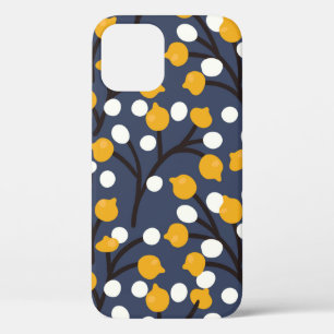 Abstracte bloemen en bladeren Case-Mate iPhone case