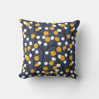 Abstracte bloemen en bladeren kussen