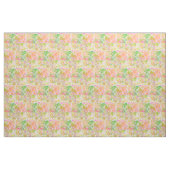 Abstracte Bloemen en Bladeren Stof (Fat Quarter)